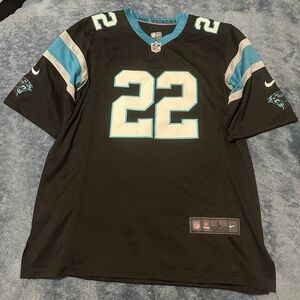 Nike Men's Black and Blue Sports Jersey